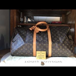 🤮SoldAuthentic Louis Vuitton Keepall Carryall 55